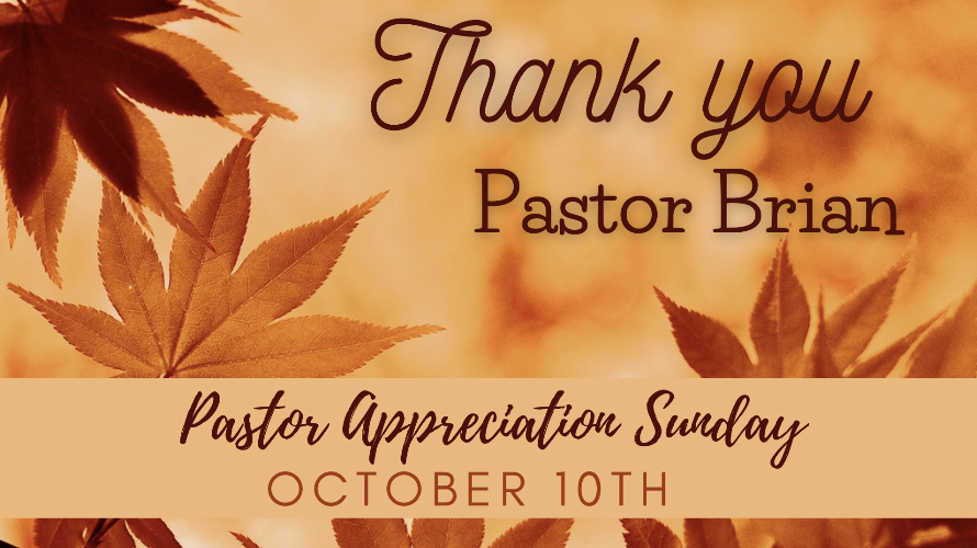 Pastor Appreciation Month! Bethlehem Lutheran Church